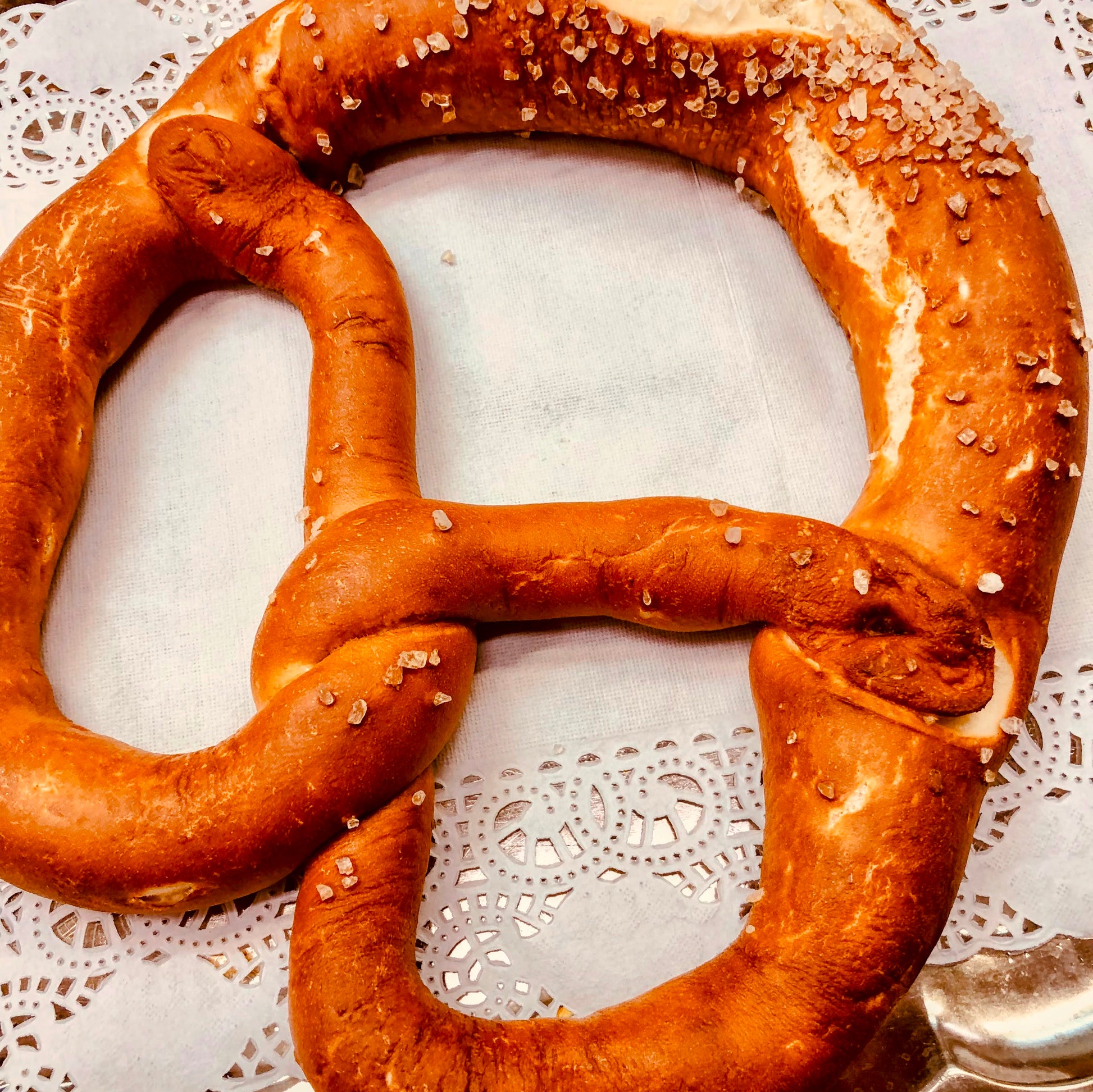 Arthurs Bakehouse giant pretzel